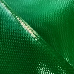 Ткань ПВХ 600 гр/м2 плотная, Зелёный (Ширина 150см), на отрез  в Пушкине