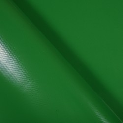 Тентовый материал ПВХ 450 гр/м2, Зелёный (Ширина 160см), на отрез  в Пушкине, 450 г/м2, 799 руб