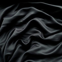 Светозатемняющая ткань для штор &quot;Блэкаут&quot; 95% (Blackout), цвет Черный (на отрез)  в Пушкине