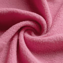 Флис Односторонний 130 гр/м2, цвет Розовый (на отрез)  в Пушкине