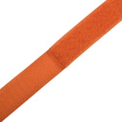 Контактная лента 25мм цвет Оранжевый (велькро-липучка, на отрез)  в Пушкине
