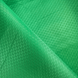 Ткань Оксфорд 300D PU Рип-Стоп СОТЫ, цвет Зелёный (на отрез)  в Пушкине